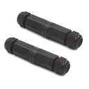 VCE Waterproof RJ45 Coupler IP68, CAT6/CAT5E/CAT5 Female to Female Coupler Connector Shielded 8Pin for Outdoor Ethernet LAN Cable 2-Pack, 5.3 in