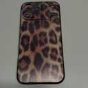 RUMDEY Cute Cheetah Print for iPhone 17 Pro Max 6.9" Phone Case, Luxury Leopard Pattern Design Cases Soft Silicone Slim TPU Shockproof Protective Bumper Cover for Women Girls- Brown