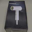 Hair Dryer, 1600W Small Foldable Hair Blow Dryer, Fast Drying Travel Hair Dryer, White