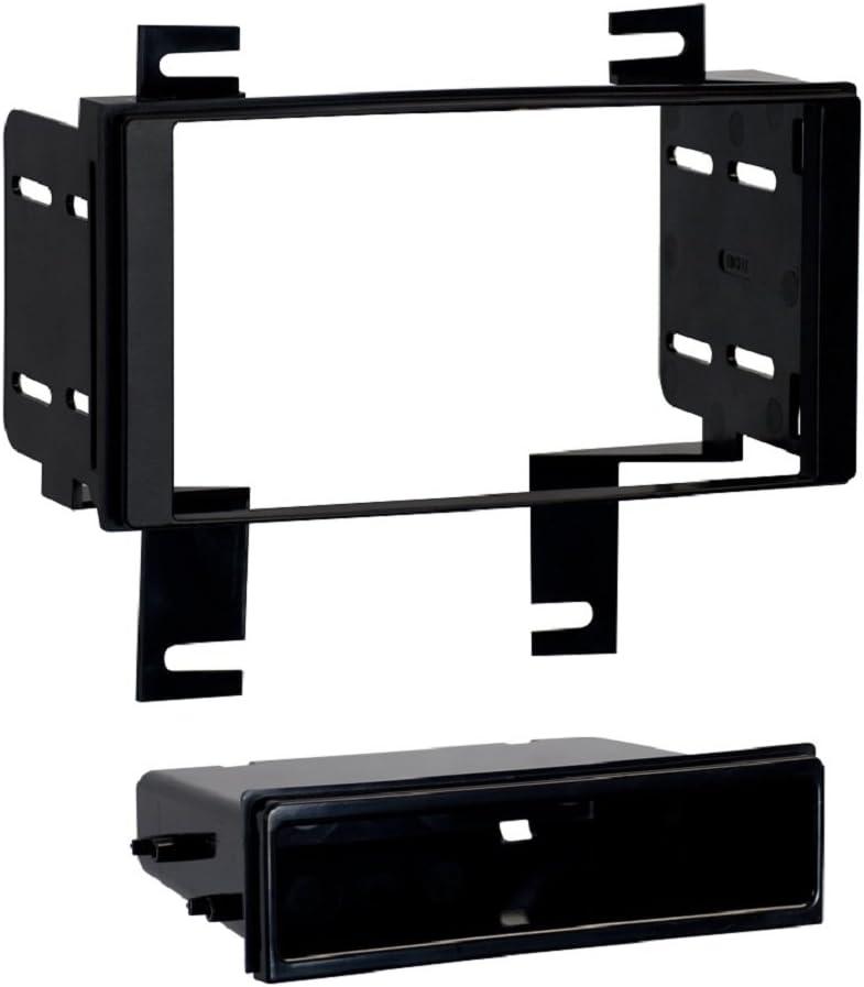 Metra Electronics 99-7616 Single/Double DIN Installation Kit for Select 2012-UP Nissan Rogue Vehicles,Black
