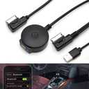 Bluetooth Receiver Car Kit Compatible with Audi A3 A4 A5 A6 A7 S3 S4 Q3 Q5 Q7,Wireless Music Interface AMI MMI Adapter,Premium CSR Chipset HiFi Sound,Compatible With iPhone iPod Android 2G