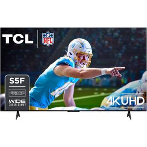 TCL 75-Inch Class S5 UHD 4K LED Smart TV with Fire TV (75S551F, 2024 Model), Dolby Vision and Atmos, HDR PRO+, Alexa Built-in with Voice Remote, Apple AirPlay 2 Compatibility, Streaming Television
