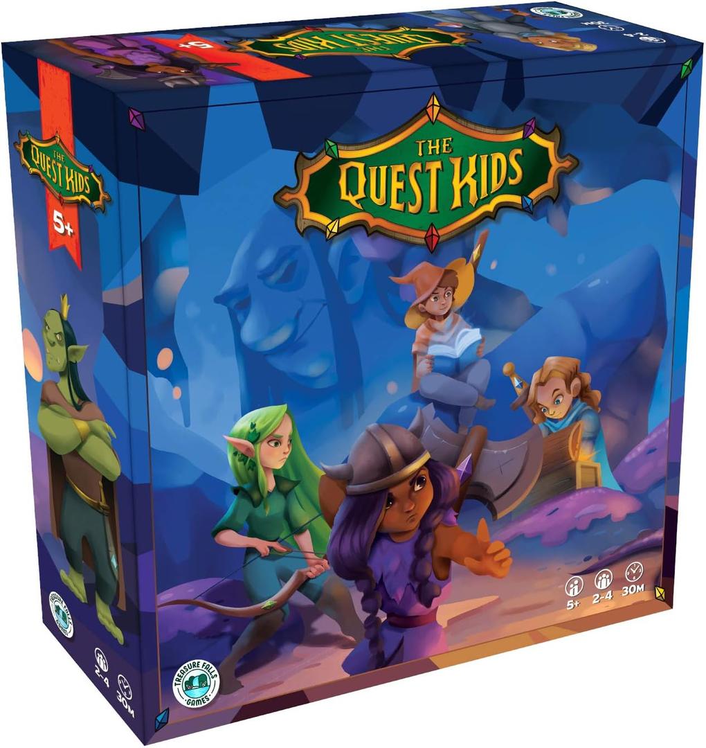 Fantasy Themed Board Game for Kids Ages 5+, Family Fantasy Tabletop Adventure for Boys and Girls