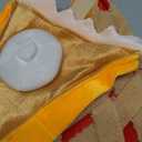 Spooktacular Creations 2 PCS Thanksgiving Decorative Plush Pumpkin & Apple Pie Hats, Thanksgiving Novelty Hats, Party Favor Supplies, Accessories, Costume Dress Up