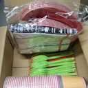 151 Pcs Back to School Party Supplies for 30 Guests, Apple Paper Plates Pencil Cups Composition Book Napkins Forks & Tablecloth, First Day of School Classroom Decorations