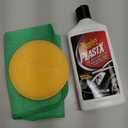 Meguiar's PlastX Clear Plastic Cleaner & Polish (10 oz) Bundle with Microfiber Cloth & Foam Pad (3 Items)