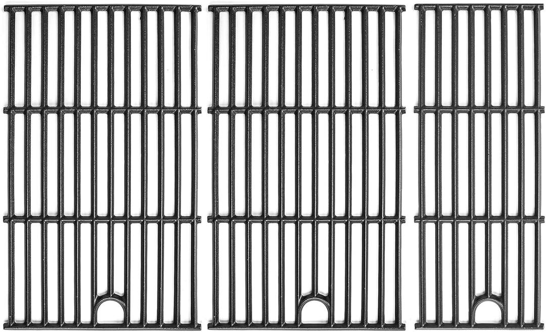 Charbroil 463448021 Parts Grill Grate for Charbroil Performance 5 Burner Gas Grill Replacement Part Cast Iron Cooking Grate for Charbroil 463449021 463466522 463455021 463451022 5-Burner Gas Grill