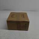 vicrays Ceramic Dessert Salad Plates, 8 Inch, Set of 6, Round, Dishwasher Safe, NOT Microwave Safe, Scratch Resistant, Suitable for Appetizer, Home, Restaurant (White with Golden)