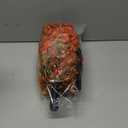 Qubigko Artificial Fall Flowers for Outdoor Decoration, 22" Silk Daisy Topiary Ball with Ground Stake, Waterproof & Fade Resistant Fake Shrub for Porch, Garden, Farmhouse & Courtyard Decor (Orange)