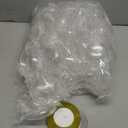 Leitee 60 Clear Fillable Christmas Ornament Ball 3.15 Inch Clear Plastic Ornament for DIY Craft Fillable Ball with 48 Yard Gold Silver Ribbon Christmas Tree Decor for Xmas Home Wedding