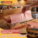 PerkHomy Pink Butcher Paper Roll 24" x 2400" (200') with Upgraded Packaging for Smoker BBQ Grilling Smoking Meat Unbleached Uncoated Unwaxed
