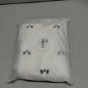Halloween Pillow Covers 18x18 inch Set of 2 White Cute Ghost Throw Pillows Soft Plush Faux Fur Farmhouse Couch Cushion Case for Sofa Bedroom Chair Fall Holiday Halloween Home Decor White