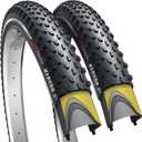 Fincci Marudo 29 x 2.10 Inch Bike Tire, 52-622, Reflective Wall, Foldable, Tough & Durable Nylon Rubber, Kevlar Bead, Set of 2  Compatible with MTB, Gravel & Hybrid Bicycles