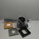 ocioc 52 inch Ceiling Fans with Lights, Large Air Volume Ceiling Fans with Reversible Quiet DC Motor and RemoteBlack