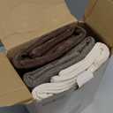 Pack of 4 Throw Pillow Covers 20x20 Inch Chenille Textured Neutral Brown Soft Pillow Covers Solid Decorative Farmhouse Cushion Covers Home Boho Western Decor for Couch Sofa Bed Living Room