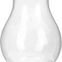 Cabilock Glass Lamp Shade Replacement 3 Inch Oil Lamp Chimney Kerosene Cover for Outdoor Camping and Home Lighting Accessory (14.5x9.5cm)