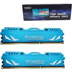 1866MHZ DDR3 RAM 8GB(2 * 4GB) 1.5V(PC3-14900) CL10 UDIMM PC Computer Desktop Memory Module Ram Upgrade Unbuffered Non-ECC Desktop Computer Memory