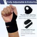 Wrist Brace for TFCC Tears, Ulnar Sided Wrist Pain, DRUJ Instability - Hand Brace for Tendonitis, Arthritis, Sprains, De Quervains Tenosynovitis, Carpal Tunnel Relief - Right Hand