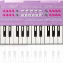 Keyboard Piano for Kids, BIGFUN 37 Keys Toddler Piano Multifunction Music Educational Instrument Toy, Electronic Kids Keyboard for 3-7 Year Old Girls and Boys (Purple)