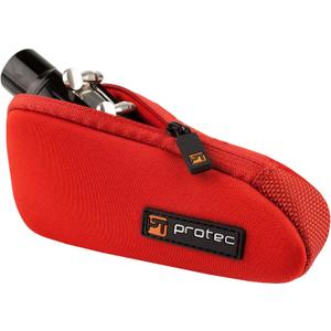 Protec Neoprene Tuba/Tenor Saxophone Mouthpiece Pouch, Red Protec Neoprene Tuba/Tenor Saxophone Mouthpiece Pouch, Red