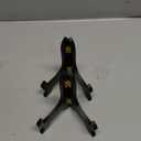 Skrfren Small Plate Stand, 5 Inch Wooden Easel Plate Holder Wooden Display Stand Plates Decorative Plates Holder, Picture Frames Folding Display Stands Desktop Ornaments Artwork DisplayStand, Black