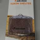 Solo Stove Yukon Shelter - Weather-Resistant Round Cover for Solo Stove Yukon Fire Pit and Accessories - PVC-Coated Polyester with Aluminum Reinforcement - Year-Round Protection (Grey)