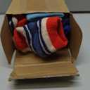 Eyean Baby Wool Grip Sock Soft Winter Warm Thick Non Slip Toddler Boy Girls Crew Socks For Children 6 Pairs (Stripe E, 1-3 Years)