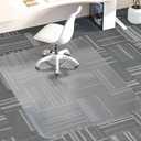 Office Chair Mat for Carpet, 48" X 60" X 0.09" Desk Chair Mat for Carpet Floors, Clear and Thick Rolling Computer Chair Mats with Non-Slip Studded for Home and Office Low Pile Carpets