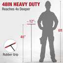 HOMESTEAD 48-Inch Soil Probe Rod with wide T handle, Comfortable Grip for Locating underground pipes and septic tanks