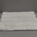 Yimobra Bathroom Rug Mat, Non Slip and Super Absorbent Bath Mat, Machine Washable Quick Dry, Ultra Plush Chenille Shower Rugs for Bathroom Floor Sink Tub and Shower Outside, White, 24 x 17