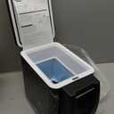 CAYNEL 12V 6 Quart Personal Thermoelectric, 6 Liter Capacity, Portable Electric Cooler Warmer with 12V DC, Small Fridge for Car, RV, and Camping Use