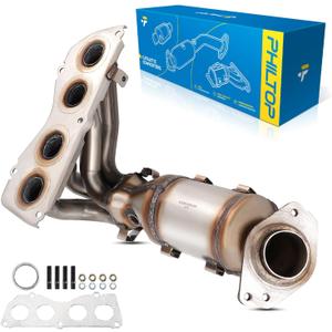 PHILTOP Front Exhaust Manifold Catalytic Converter Kit Compatible with Toyota, Lexus, 2012-2018 Camry/RAV4/ES300h/Avalon/NX300h, 2.5L FULL HYBRID EV-GAS (FHEV) Catalytic Converter 16688(EPA Compliant)