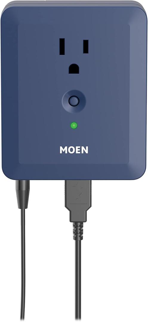 Moen Moen Smart Sump Pump Monitor, Wi-Fi Connectable Water Alarm Sensor for Basement Sump Pump, S2000ESUSA