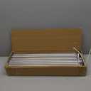 Stainless Steel Canopy Bed Frame for Queen Size - Bed Post Poles, Thicken Brackets, Mosquito Curtains