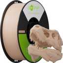 Soleyin PETG 3D Printer Filament 1.75mm, Neatly Wound Strong Toughness Filament, Smooth Glossy Finish, 1 kg Spool(2.2lbs) Dimensional Accuracy +/- 0.02mm, Fit Most FDM Printers(Milk Tea Brown)