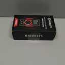 KAIWEETS Digital Multimeter with Case, DC AC Voltmeter, Ohm Volt Amp Test Meter and Continuity Test Diode Voltage Tester for Household Outlet, Automotive Battery Test (Anti-Burn with Double Fuses) (KM100)