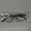 2SeeLife Small Round Reading Glasses for Men & Women – Narrow-Medium Fit, Sturdy Frame, , Clear Tortoise, +1.75