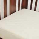 American Baby Company Waterproof Crib and Toddler Mattress Protector, Quilted Fitted Protector Pad Cover made with Organic Cotton Top Layer, 52 x 28"
