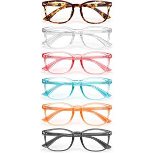 Reading Glasses for Women Men, Eyeglasses, Blue Light Readers for Men Women, Magnification Strength: 1.5 x