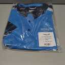 LULY YANG DSP Men's Active Polo - Short Sleeve (Blue, XXL)