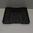 Lifewit Silverware Drawer Organizer, Expandable Utensil Tray for Kitchen, BPA Free Flatware and Cutlery Holder, Adjustable Plastic Storage for Spoons Forks Knives, 8.5-14 x 12", Black