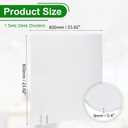 PATIKIL Desk Dividers 24" x 24",with 4Pcs Support Feet, Pure White Style B