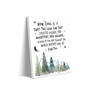 Christian Nursery Wall Art Mountain Pictures Baby Boy Decor 16x24 Inch