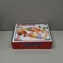 Lehoo Castle Wooden Train Set, Dinosaur Wooden Train Track Set, Wood Toy Train Set for Toddlers 2-4, Train Toys for Toddlers 3-5, Fits Thomas, Fits Brio, Fits Melissa and Doug