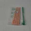 12-Inch Tall Dripless Taper Candles Set of 4 - Pearl Pink Tapered Candles, Perfect for Christmas - Smokeless, Unscented, Long Burning - Hand Poured, Colored Tall Candlesticks - Rosa Perla