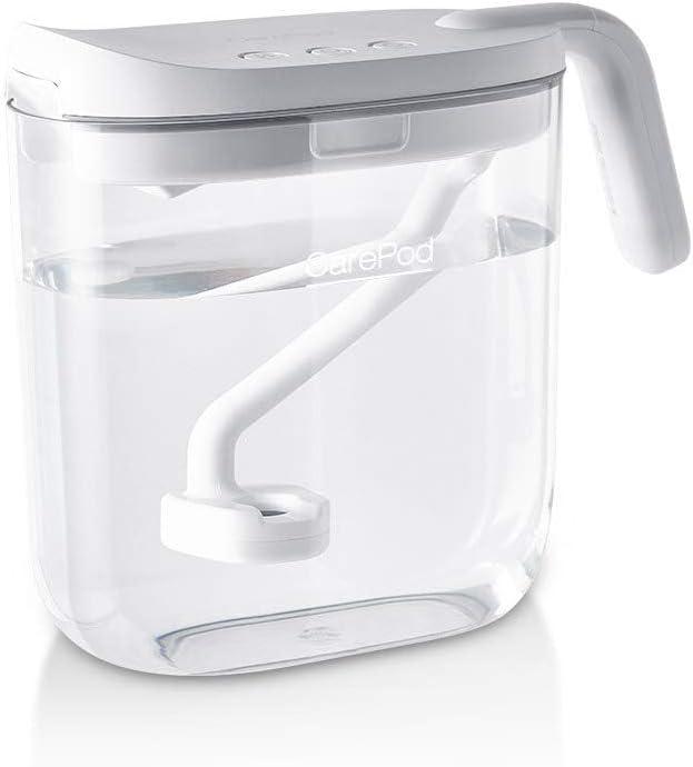 Carepod Mini 21P Ultrasonic Cool Mist Humidifier for Bedroom, Quiet & Safe for Baby, Transparent, Only 3 Washable Parts & Easy to Clean, Filter-Free, Automatic Shut-off, Lasts 20Hrs (0.74Gal/2.8L)