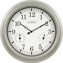 La Crosse Technology WT-3181PL-Q Quartz Time Analog Indoor/Outdoor Wall Clock, 18"