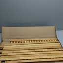 Bamboo Clothing Rack with Shelves, Wood Garment Rack for Hanging Clothes