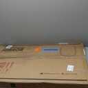 TETOTE Oval Led Lighted Bathroom Mirror Matte Black Frame 20" x 32" Front and Backlit Oval Light up Vanity Mirror with Lights, 3 Color Illuminated Dimmable Anti Fog Wall Mount, IP54 CRI 90+