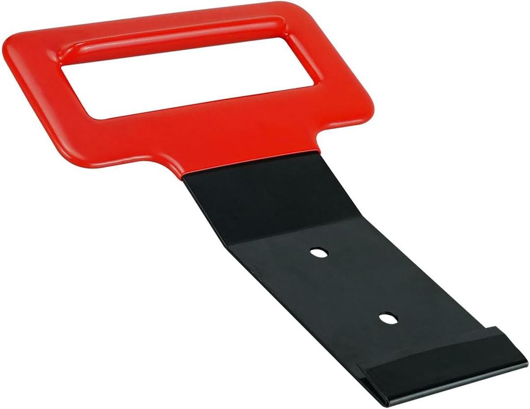 Window Belt Molding Remover Tool Metal with Red Soft Grip Handle Removing Window Seals and Trim Universal Fit